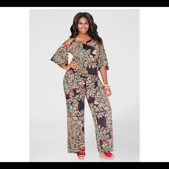 Ashley Stewart Pants - Mixed Print Set